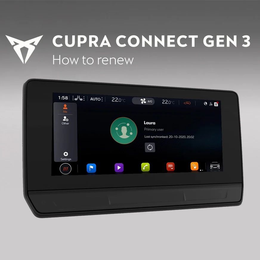 CUPRA Connect Display