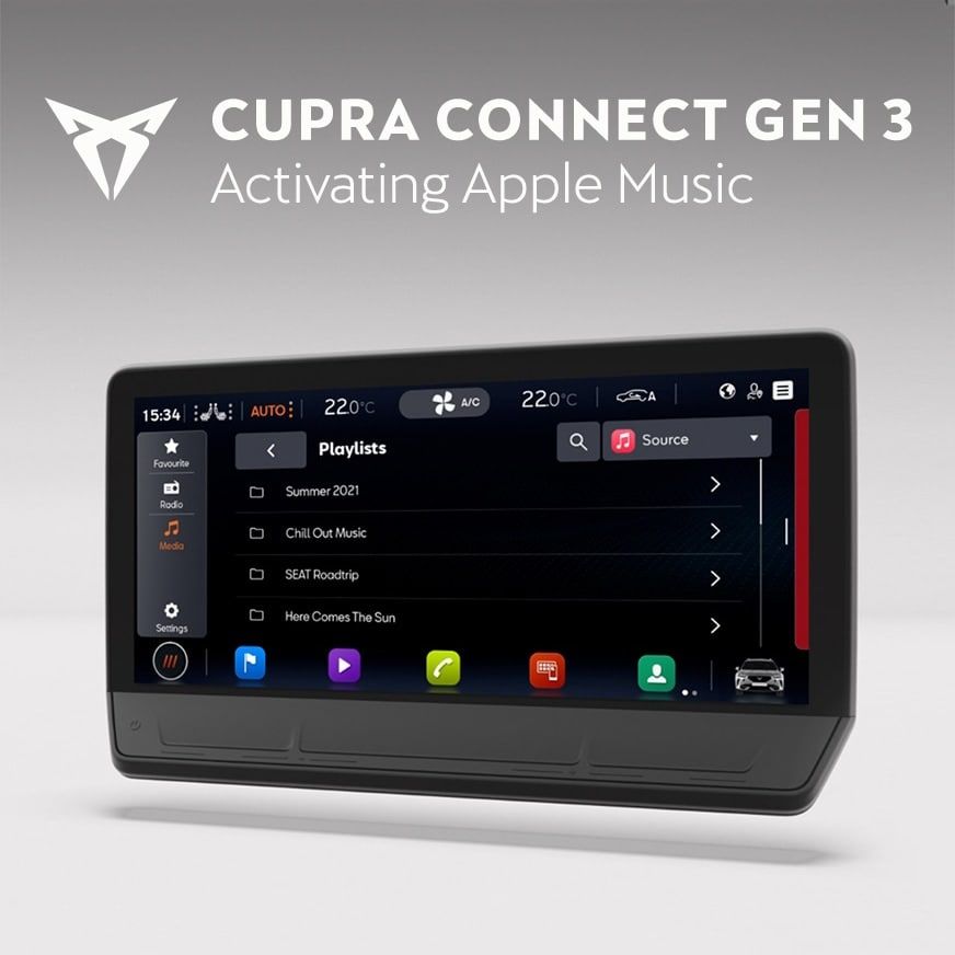 CUPRA Connect Apple Music Aktivierung